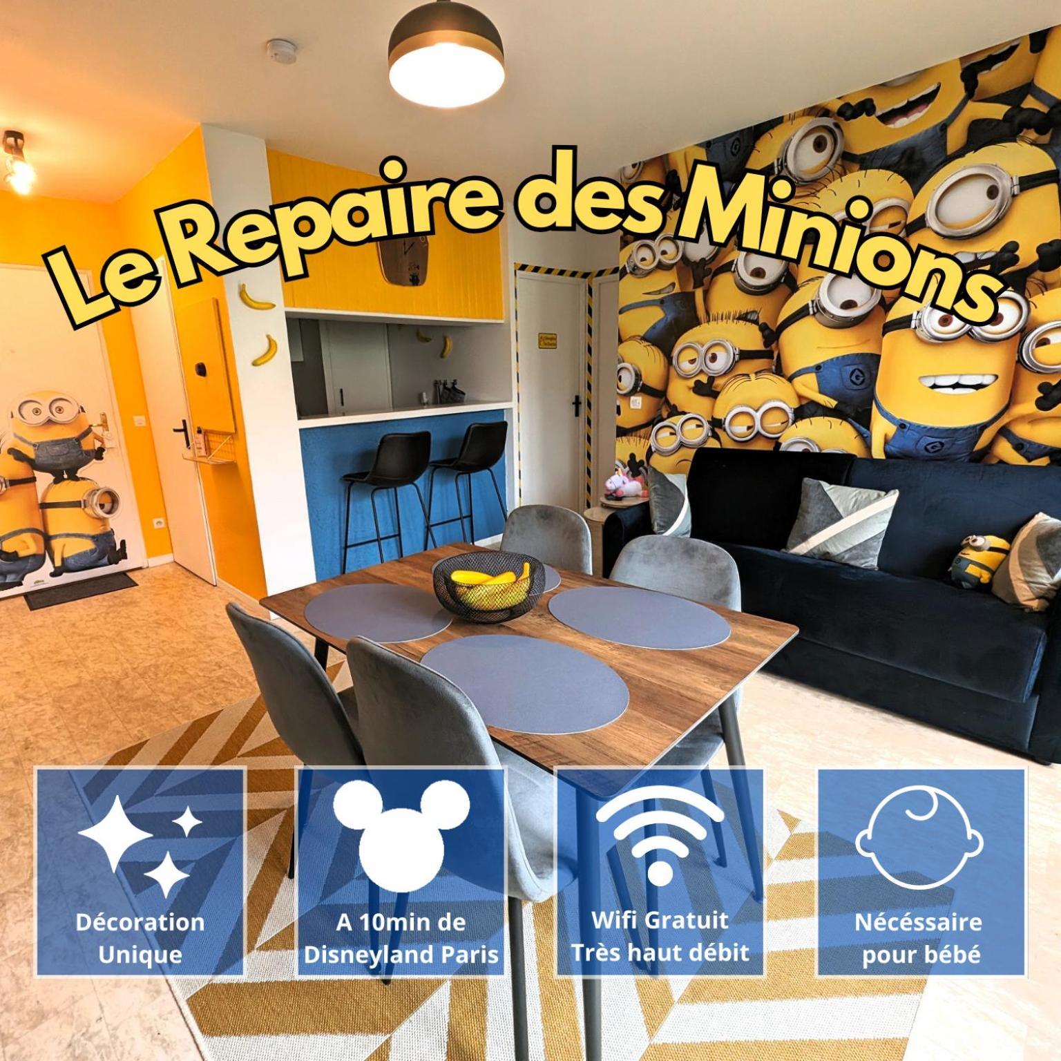 Le Repaire Des Minions - 10' Disney - Familial Bailly-Romainvilliers Eksteriør billede